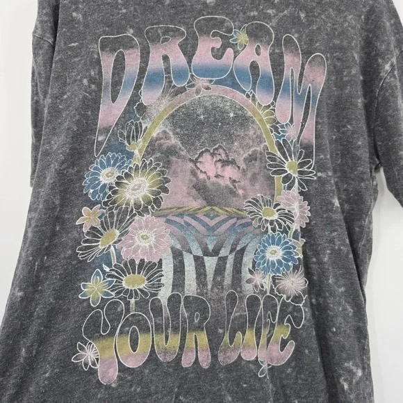 Wild Fable Graphic T-Shirt Dreamer Short Sleeve‎ Casual Oversized Top XXS - Picture 4 of 9